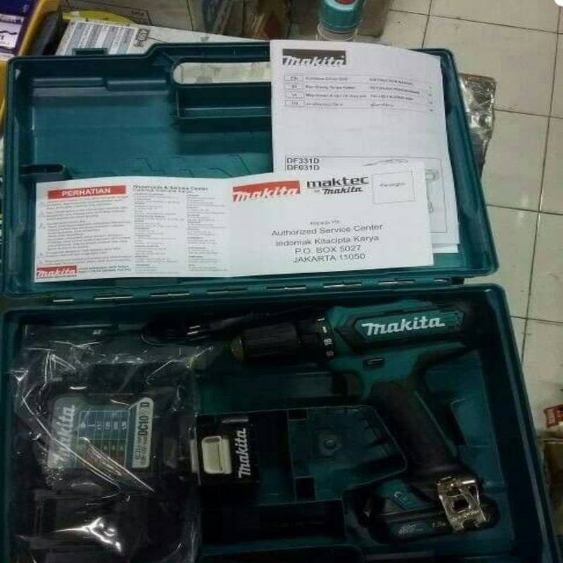 Mesin Bor Cordless Makita DF331 / DF 331 / DF 331 D