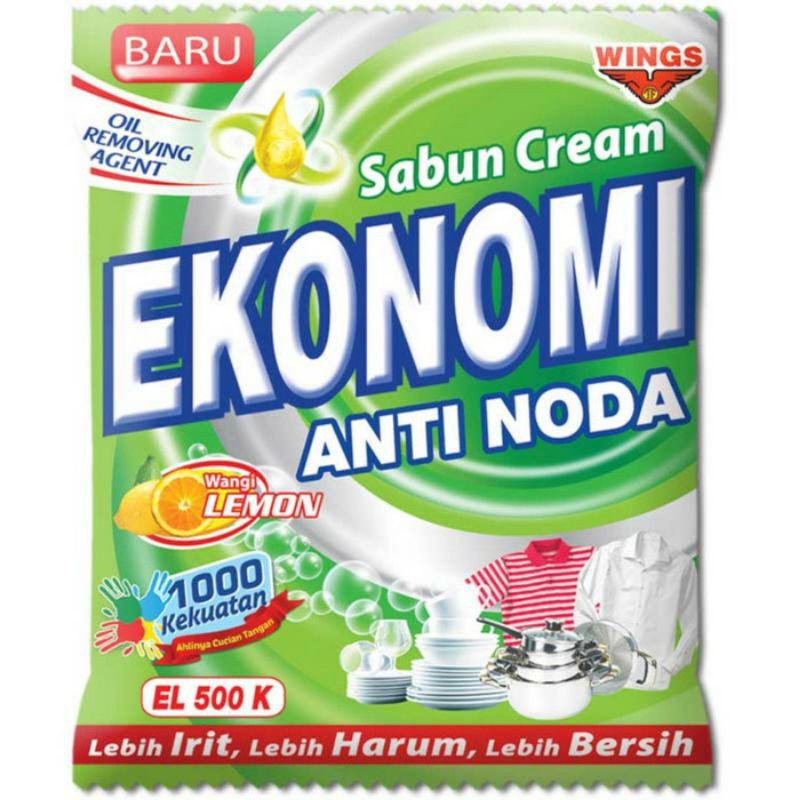 SABUN CREAM EKONOMI EL 500 K / SABUN KRIM COLEK EKONOMI HIJAU