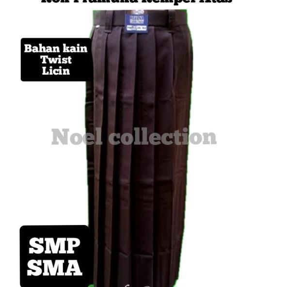 SERAGAM SEKOLAH Rok coklat pramuka Panjang Rempel Lipit SMP/ SMA (twist/licin) NON KARET ◦ SCC.20Au2