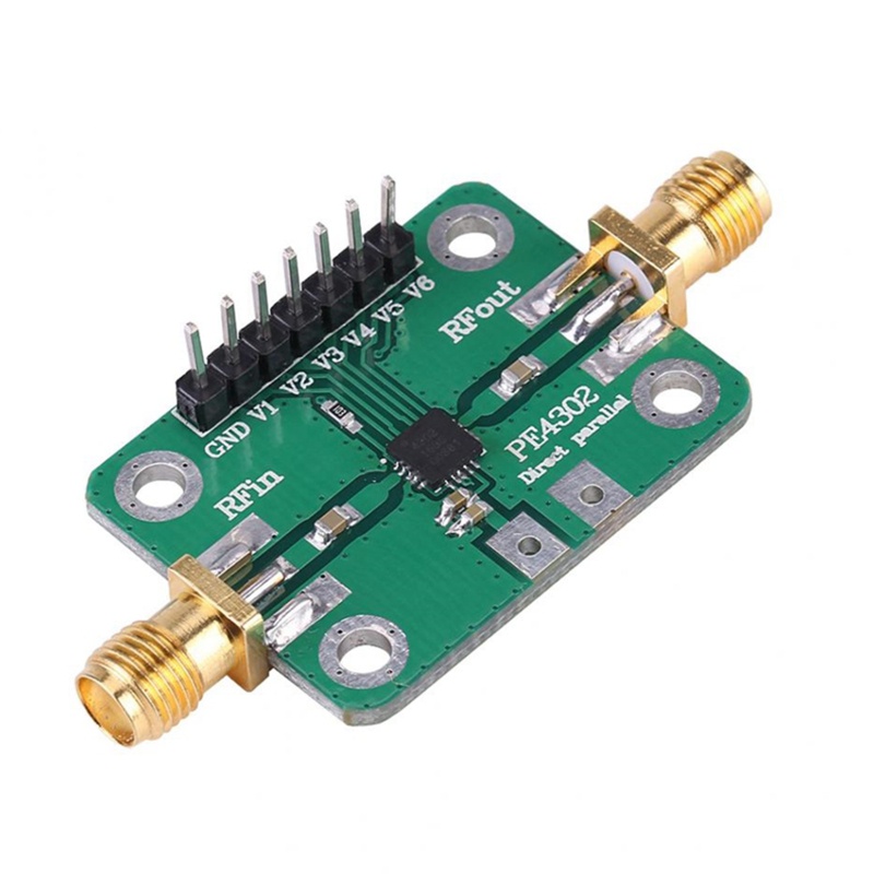 Btsg PE4302 Numerical Control Digital RF Attenuator Module 1MHz-4GHz Paralel 0.5dB Langkah 31.5dB Nilai Attenuasi