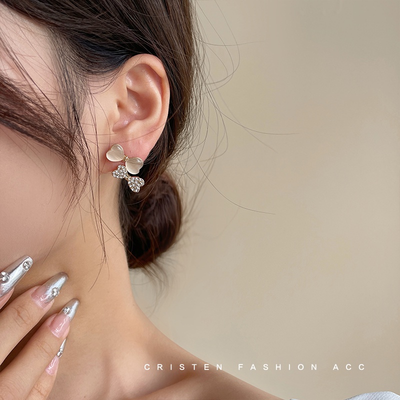 2023fashion Baru Anting Pejantan Wanita Korea Berlian Anting Pejantan Mutiara