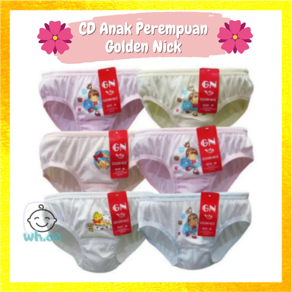 Celana Dalam Anak Perempuan CD Anak Perempuan Golden Nick Underwear Anak Cewe