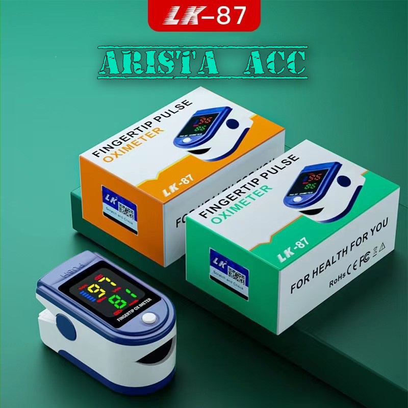 OXIMETER FINGERTIP PULSE LK87 AB-88 Alat Ukur Kadar Oksigen Pengukur Detak Jantung