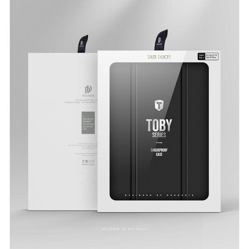 Case Samsung Galaxy Tab S8 Plus S8+ / S8 / S8 Ultra / S7 FE 5G / S7 Plus S7+ / S7 Dux Ducis Toby Series Flip Cover Book Casing