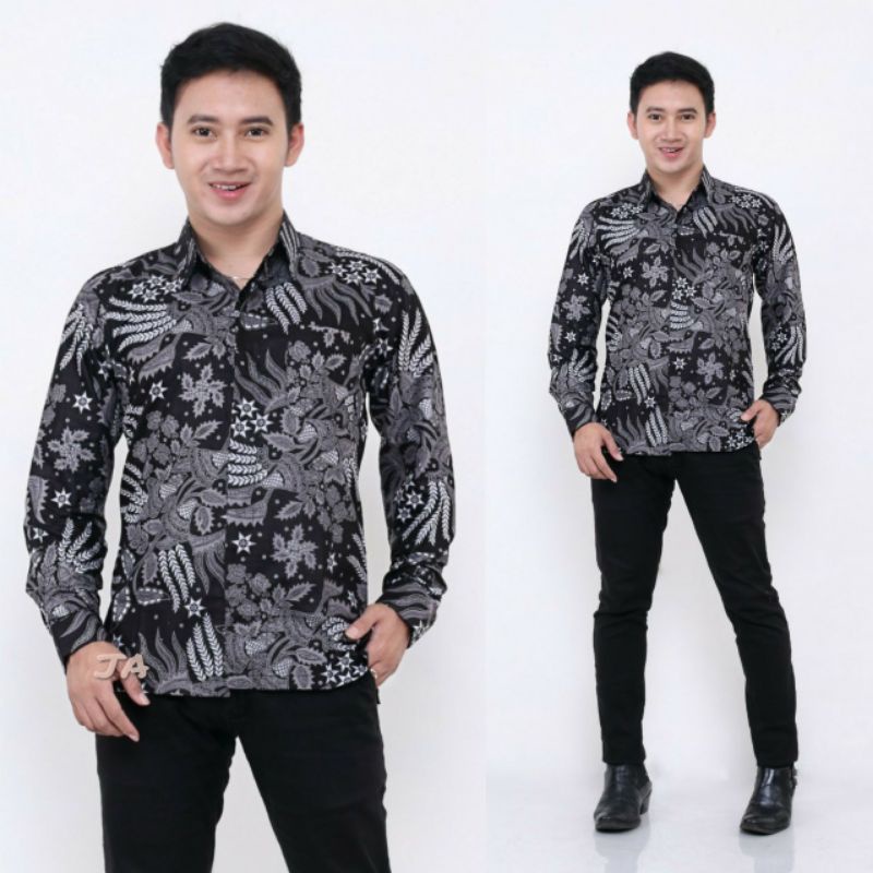 NEW ARRIVAL DISTRO BATIK PRIA BORDIR SOGAN HRB026 BATIKAF NOTOARTO BATIK IPNU-IPPNU HEM PRIA Bel-Kemeja Manggar Abu