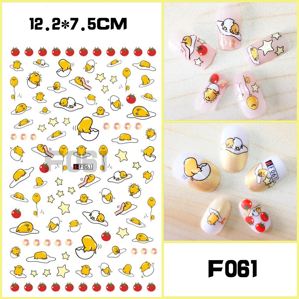 Stiker Kuku GUDETAMA Ultra Thin Nail Stickers