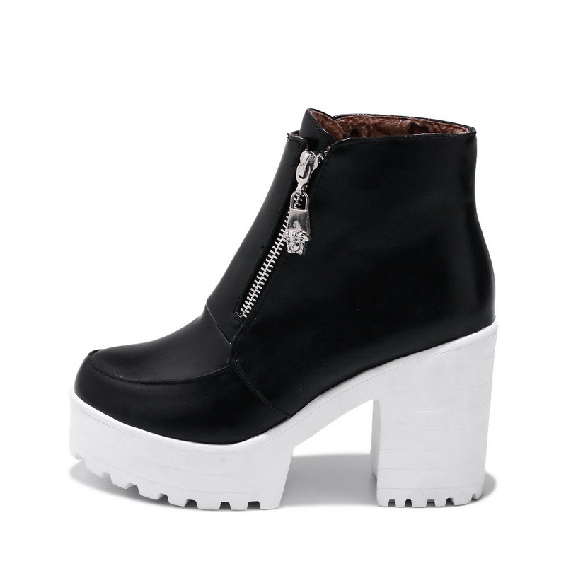 platform stiletto ankle boots