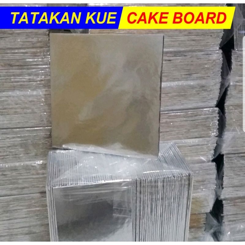 ALAS PERSEGI | Tatakan kue cake board / Tatakan kue ulang tahun / alas kue kayu / tatakan kue ultah 