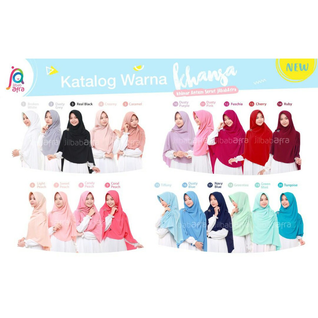 Khimar / Jilbab Serut Afra
