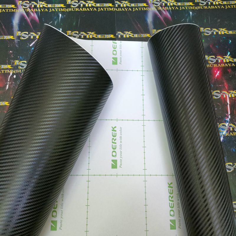 skotlet carbon 3D ukuran 50cm harga meteran merek Derek