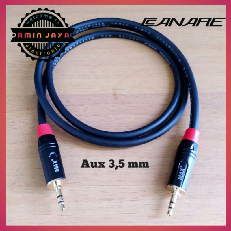 Kabel aux jack mini stereo 3,5 mm kabel canare 5 meter