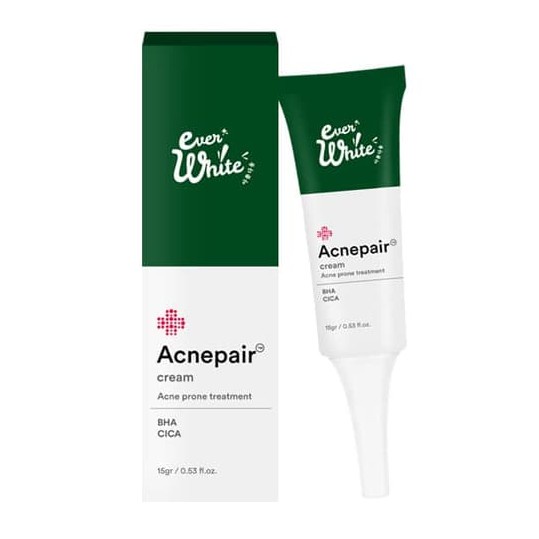 Everwhite Acnepair Cream Toner Facial Wash Acne Pair