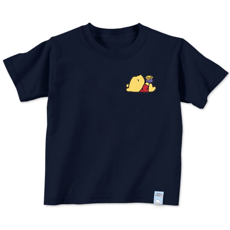 Kaos Anak Unisex Cowo-Cwe Winnie Pooh Baju Oblong Anak Usia 2 Sampai 10thn Baju Anak Anak