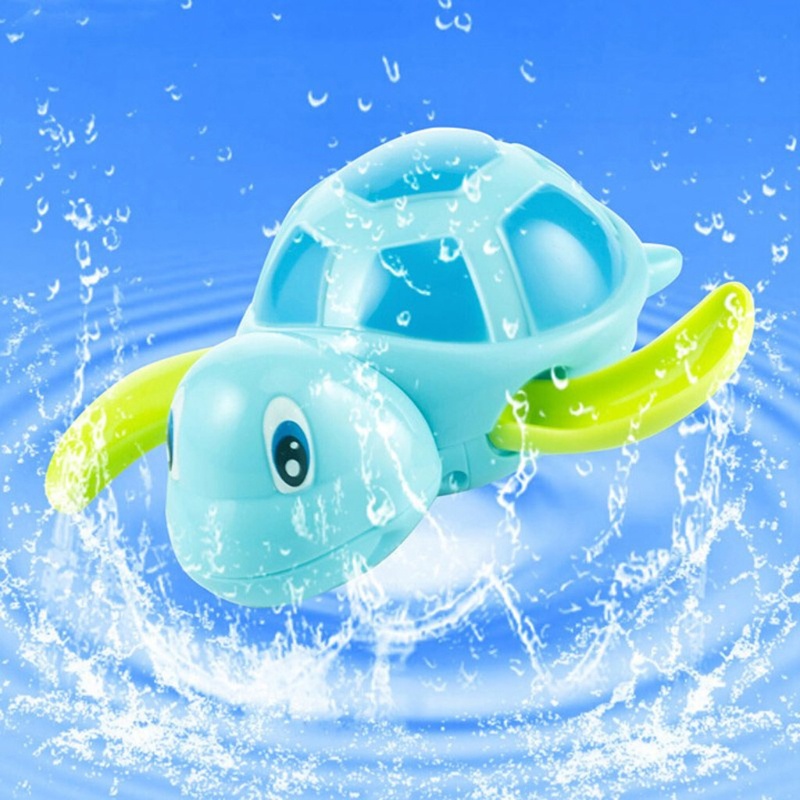 Mary Bath for Turtle Hippo Fish Mainan Untuk Bayi Mandi Menghilangkan Boredom Fun Toy Hadiah Kamar Mandi Kolam Renang Mandi Untuk Perlengkapan Waktu