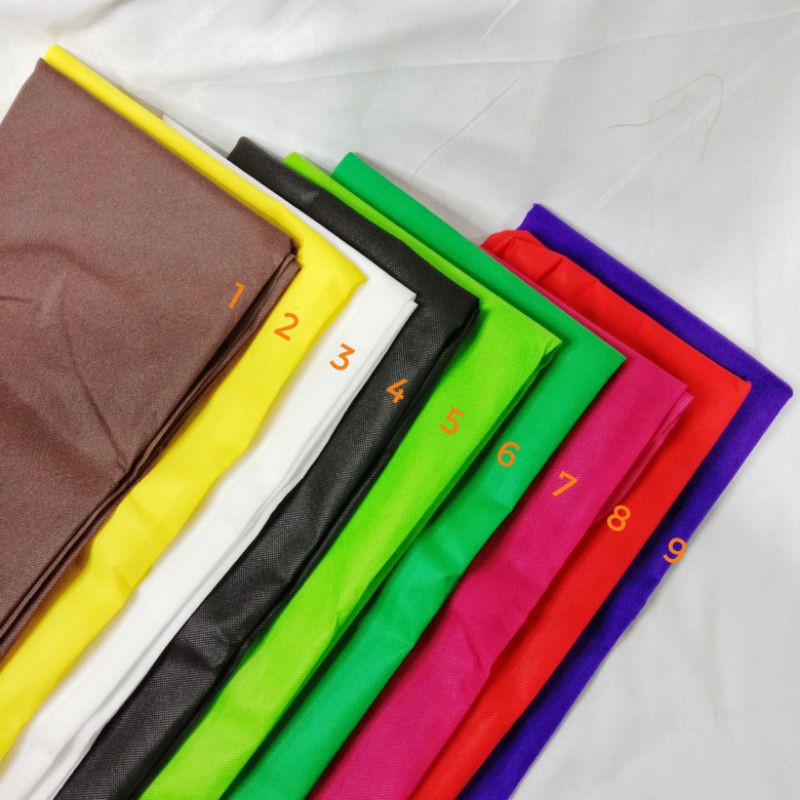 Kain spunbond polos 100 x 160cm untuk buket bunga, dll