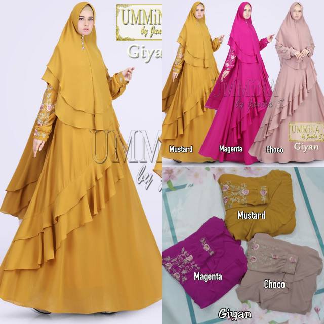 Giyan Syari By Ummina~ gamis original branded murah