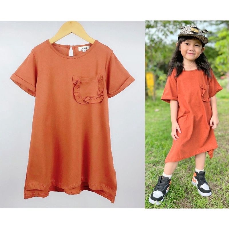 Dress Rumi Dress Anak Rumi Smilee Size 1,2,3,4,5 Tahun