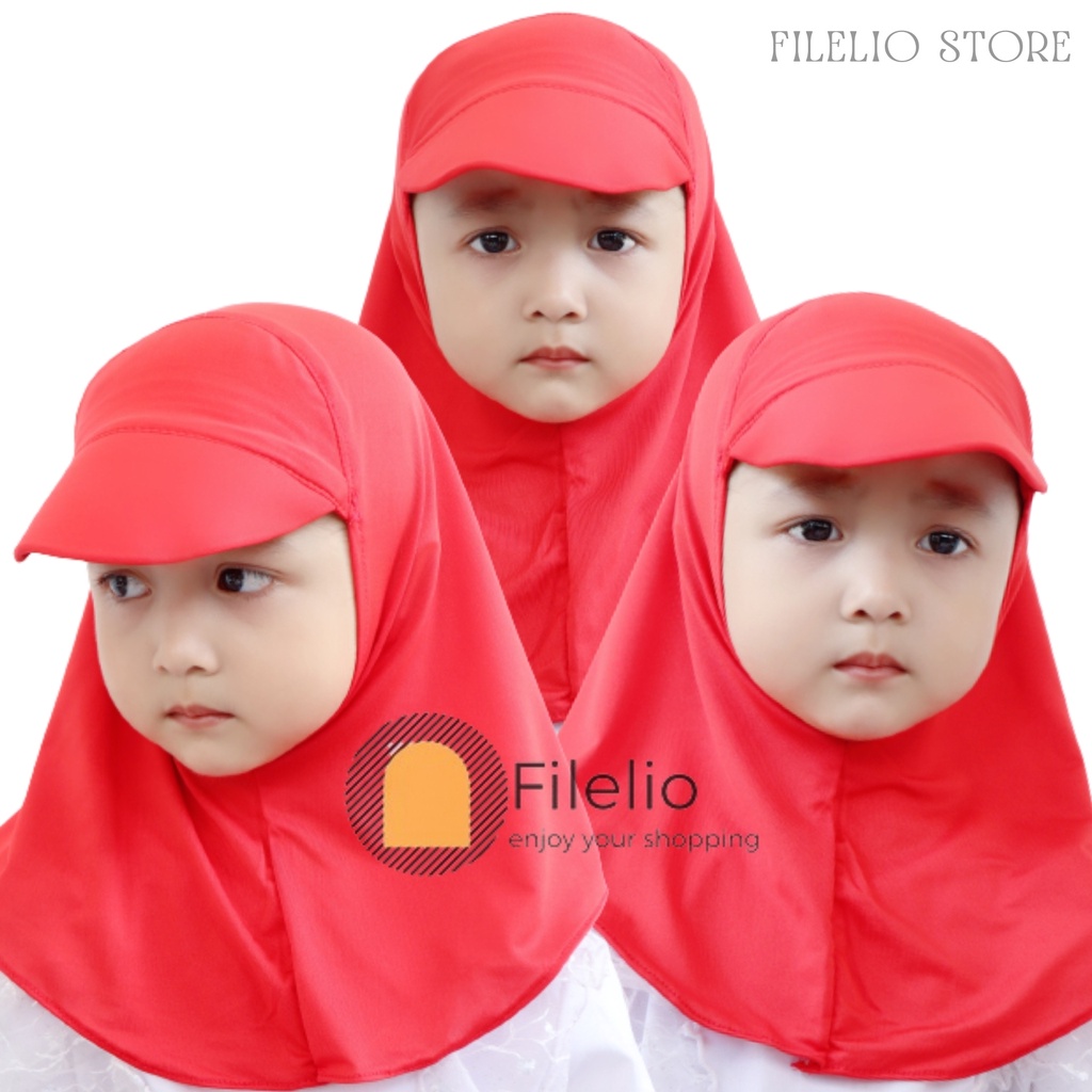 TERMURAH Hijab Anak Murah Topi Sporty Baby Jilbab Anak Lucu Umur 0-3 Tahun Krudung Anak Perempuan