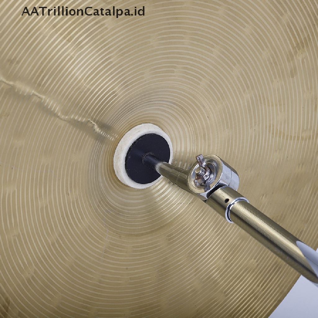 Aatrillioncatalpa 8pcs Sleeve Cymbal Panjang Dengan Flange Base Untuk Drum Perkusi