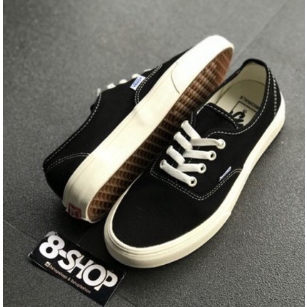 Sepatu Vans Authentic Ivory Mono Black White | sepatu premium