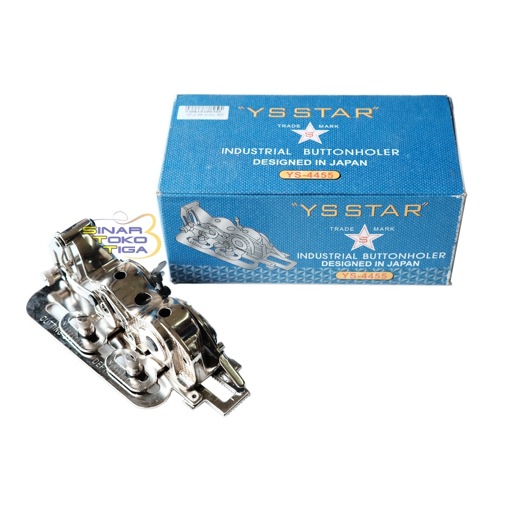 ALAT LUBANG KANCING YS STAR YS-4455 JAPAN SEPATU PELOBANG KANCING MESIN INDUSTRI HIGH SPEED