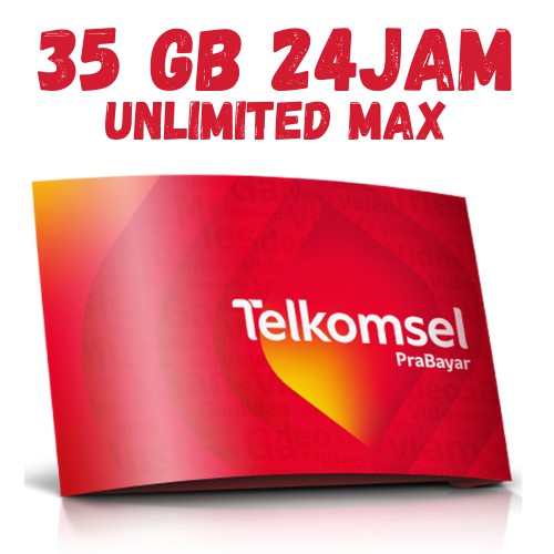 Kartu Perdana Internet TELKOMSEL MURAH 24JAM UNLIMITED MAX 35GB
