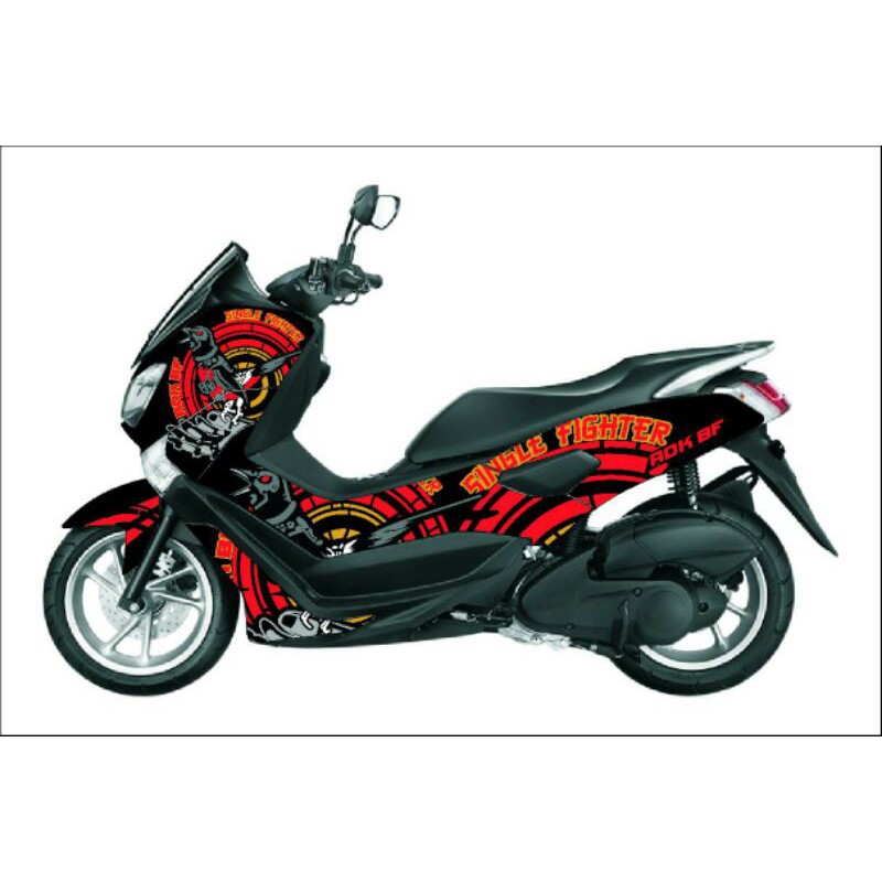 Cutmtom Cutting Sticker Nmax Full Body Full Colour Full Gambar Desain Suka Suka