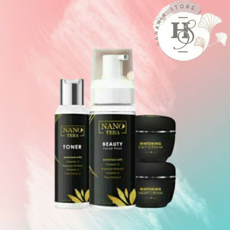 Cream Nanotera Original BPOM Paket Glowing Nanotera | Nanotera Paket Glowing | Nanotera Skincare