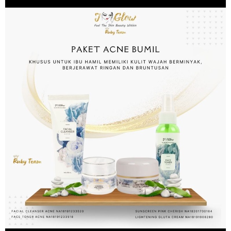 Jglow PAKET IBU HAMIL (100% AMAN DAN BPOM)AMPUH MENCERAHKAN WAJAH BUMIL