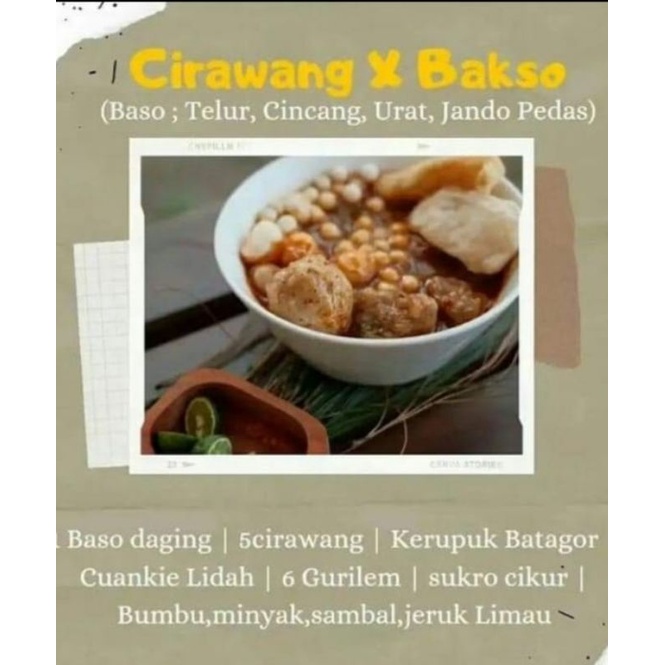 

baso cirawang x baso sapi