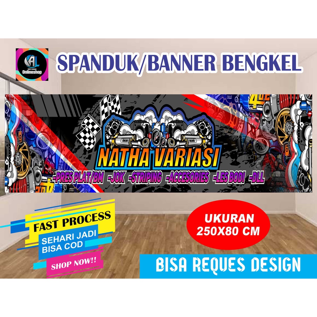 Jual Spanduk, Banner Bengkel Motor Model Keren Terbaru | Shopee Indonesia