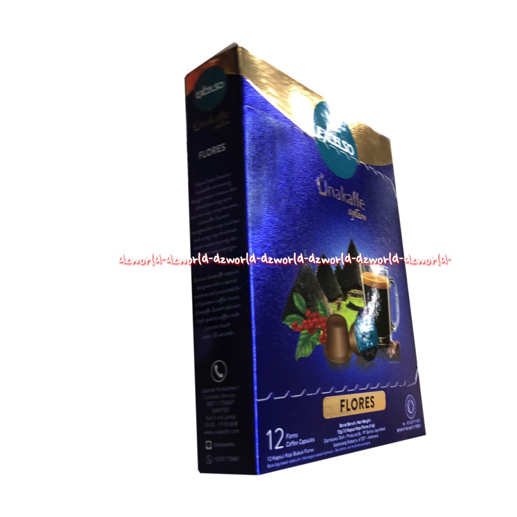 Excelso Unakaffe Flores Coffee Capsules 12kopi Kapsul Instan Ekselso Exselso Kopi Cair Cup Excelso Unakafe Floress Capsul Coffee Kopi Kapsul Flores