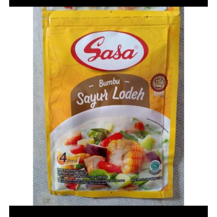 Sasa Kuah Sayur Lodeh 33gr
