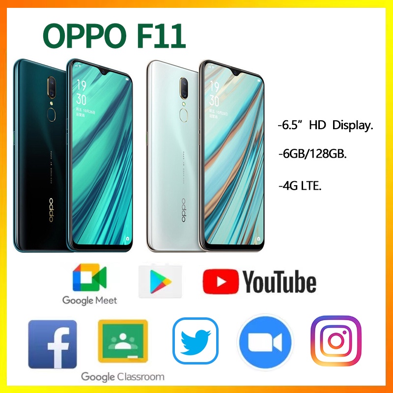 hp oppo F11 ram 6/128GB Kapasitas Tinggi  Fast Charging VOOC murah Android smartphone fullset 100% garansi