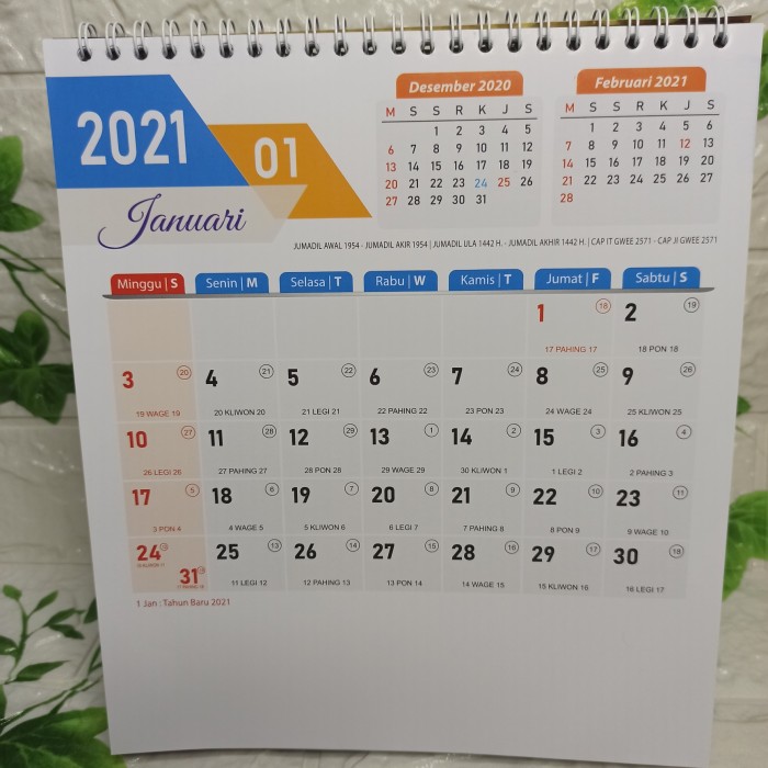 

Kalender Meja Executive 2021