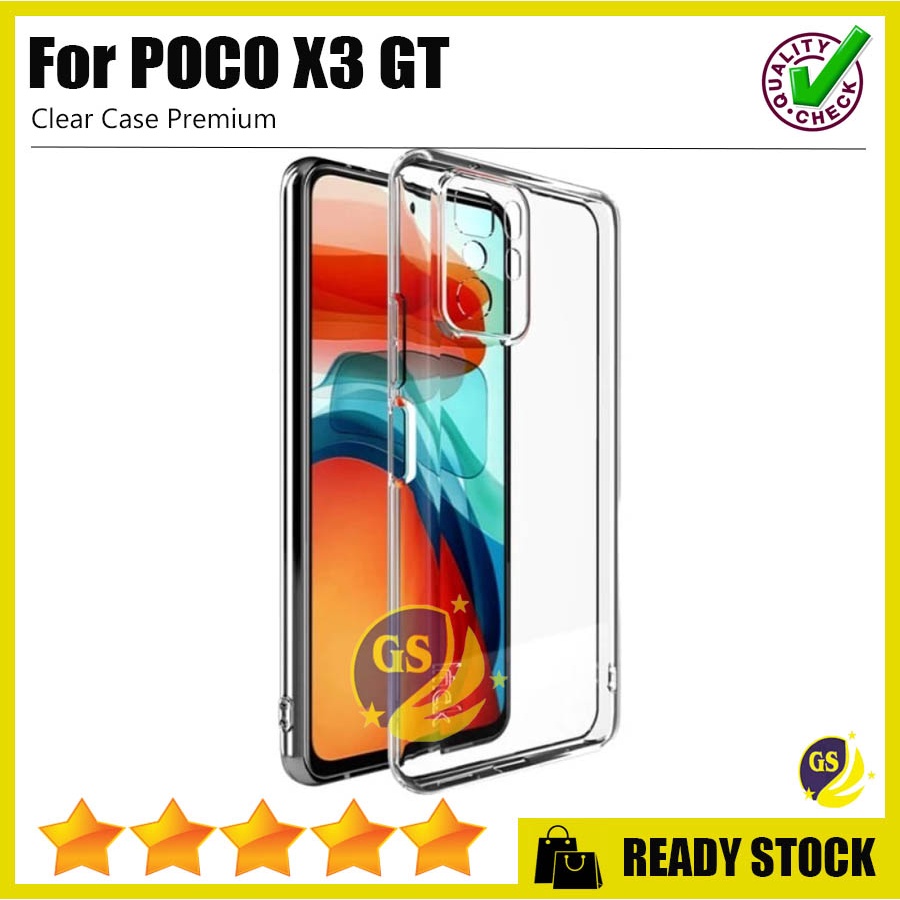 Xiaomi PocoPhone Poco C40 Poco X3 GT 2021 / POCO F4 GT Clear Case Premium 2.0mm TPU Transparan Casing Ultra Casing