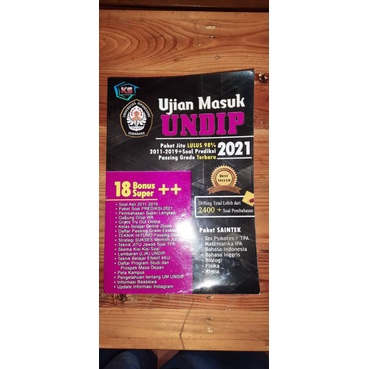 

kampung soal ujian masuk undip saintek