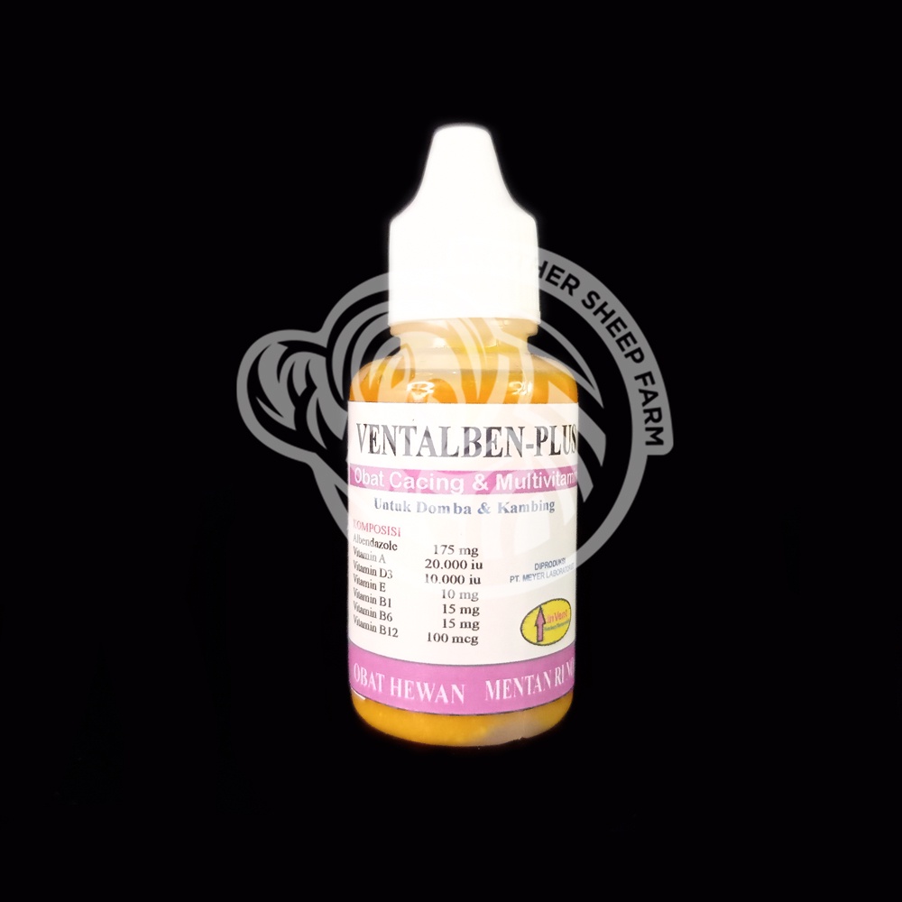 Ventalben Plus Obat cacing plus Vitamin hewan Kambing Domba
