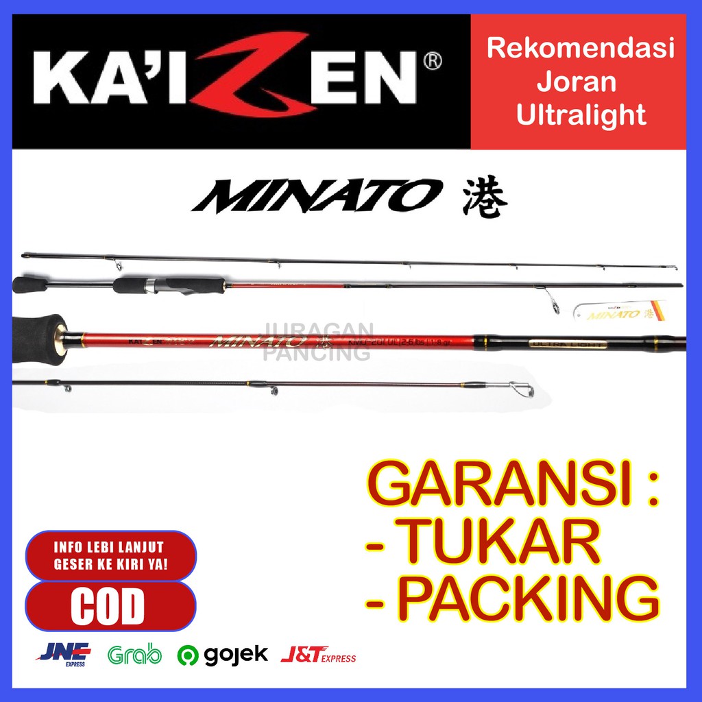 ALAT PANCING FISHING Rod JORAN Kaizen Minato 201CM UL 2-6 LB MANCING KOLAM ULTRALIGHT CARBON