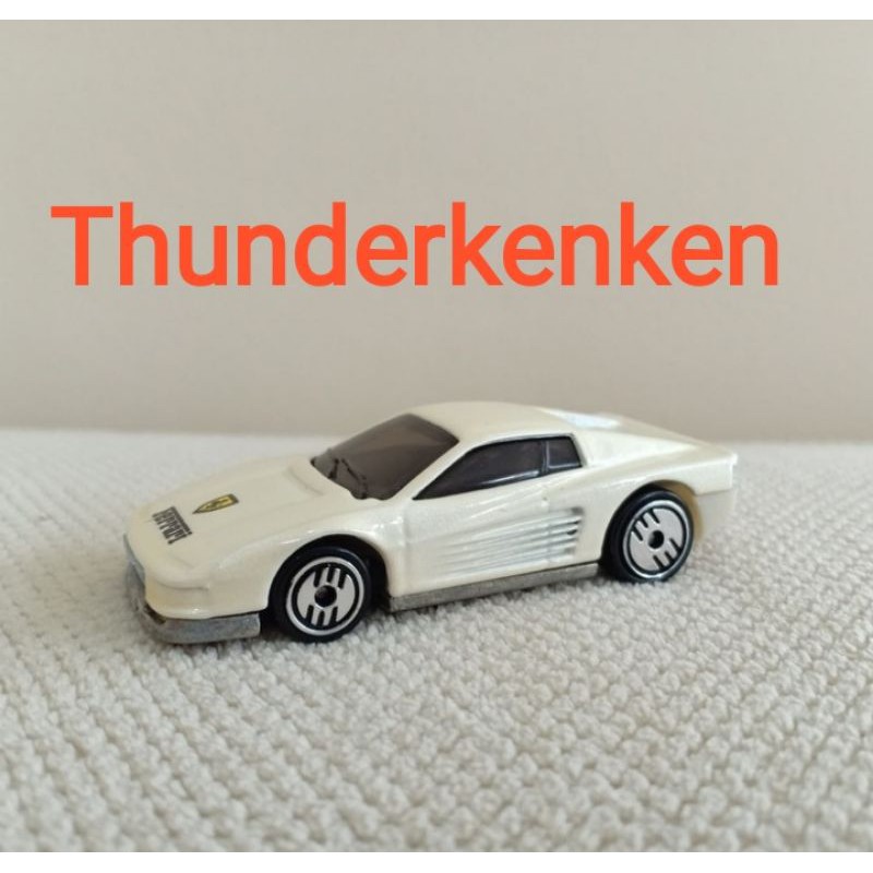 Hot Wheels Ferrari Testarossa 25th Anniversary Exotic Car Pack white