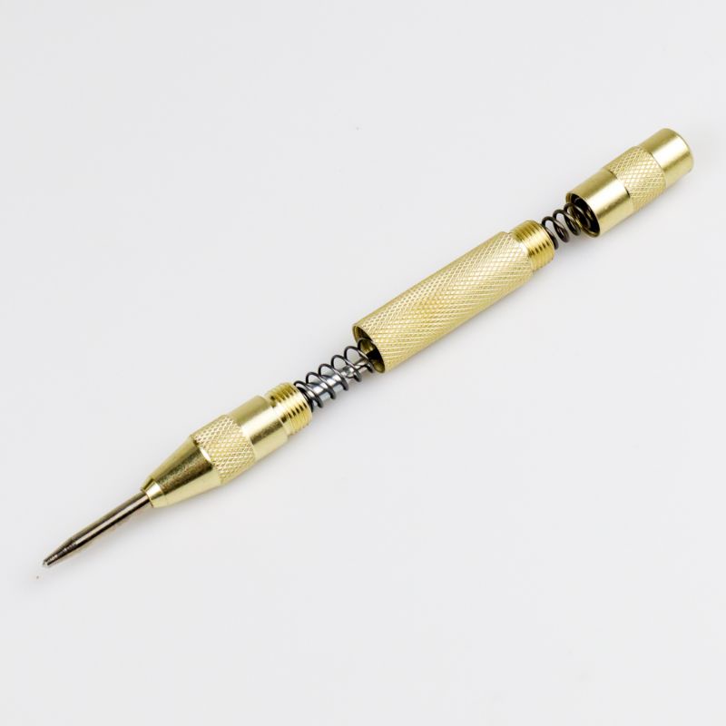 Alat Penitik Bor Automatic Center Punch Penanda Titik Bor - Golden