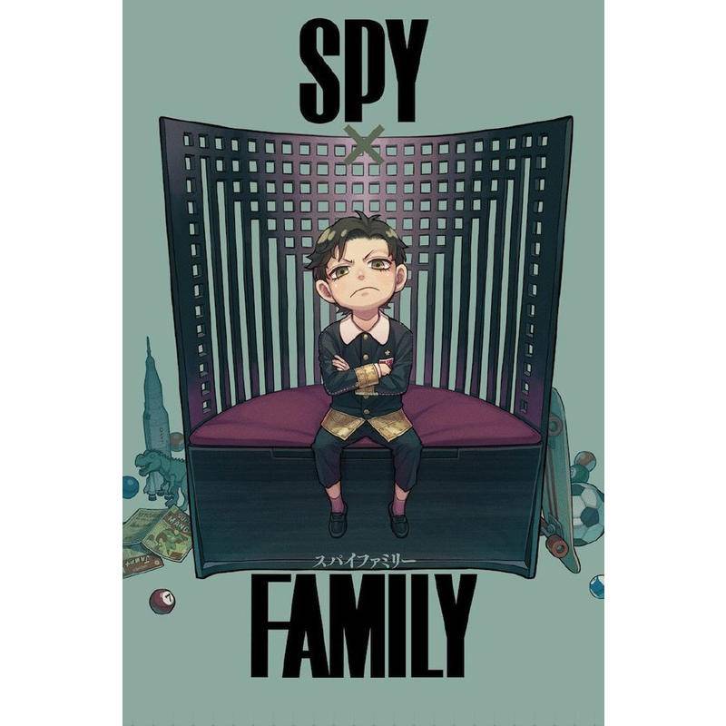 【Wetrose】Ready Stock Spy X Family Cosplay Suit Eden Academy Second Son Damian Desmond Anime Costume Anak Anak Kids Boy