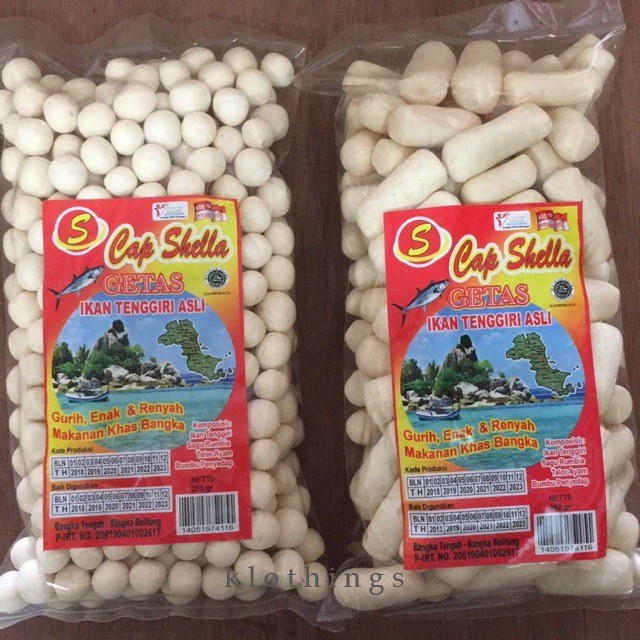 

Getes Super Ikan Tenggiri Cap Shella 250gr Asli Bangka / Getas Kretek Kerupuk Bangka