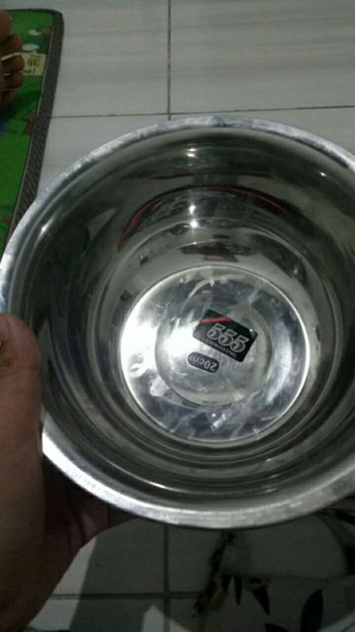 Baskom / Mangkok Stainless Premium 20 Cm