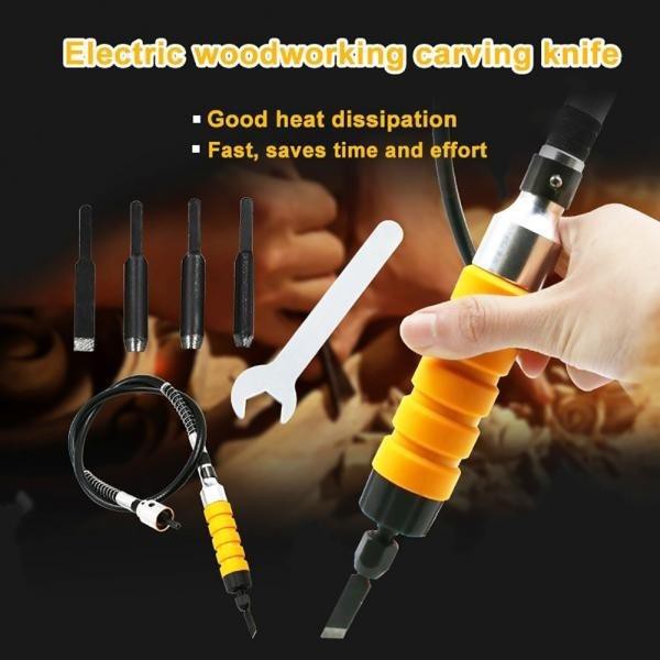 Electric Engraving Flex Shaft 7pcs Mesin Mini Grinder Kayu Grinder Ukir Kikir Kayu Wood