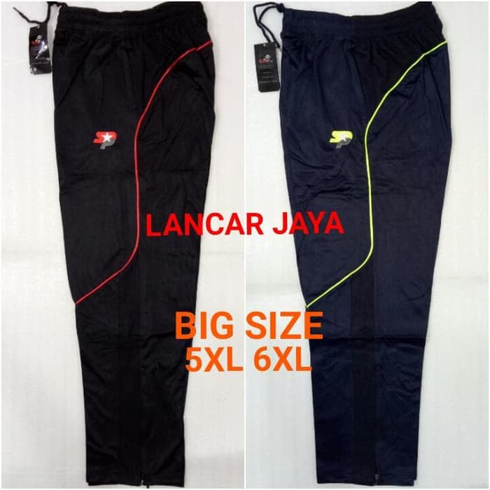 Celana Training Sport Panjang Import Bigsize Grade Ori - Jumbo Rd - , 6Xl