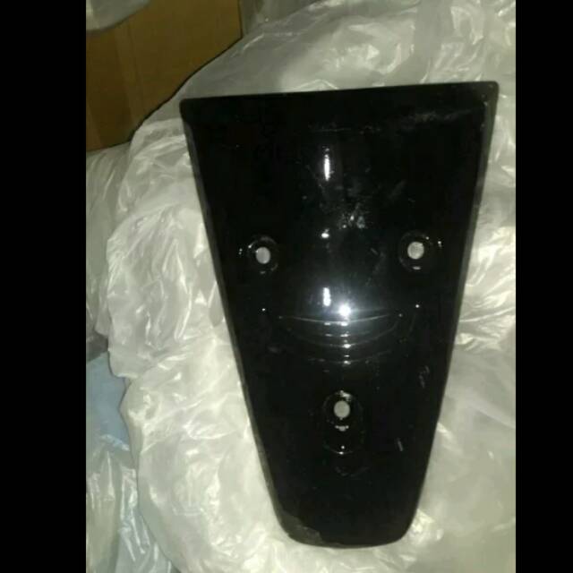 Dasi smash 110 hitam merah biru silver