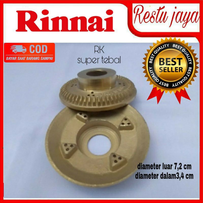 BURNER KOMPOR RINNAI KECIL TYPE Rl 511 E 522 E