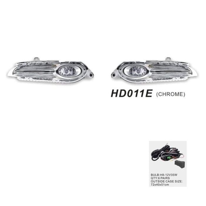 FOGLAMP/LAMPU KABUT DLAA HD 011E CHROME HR-V 2015 ON