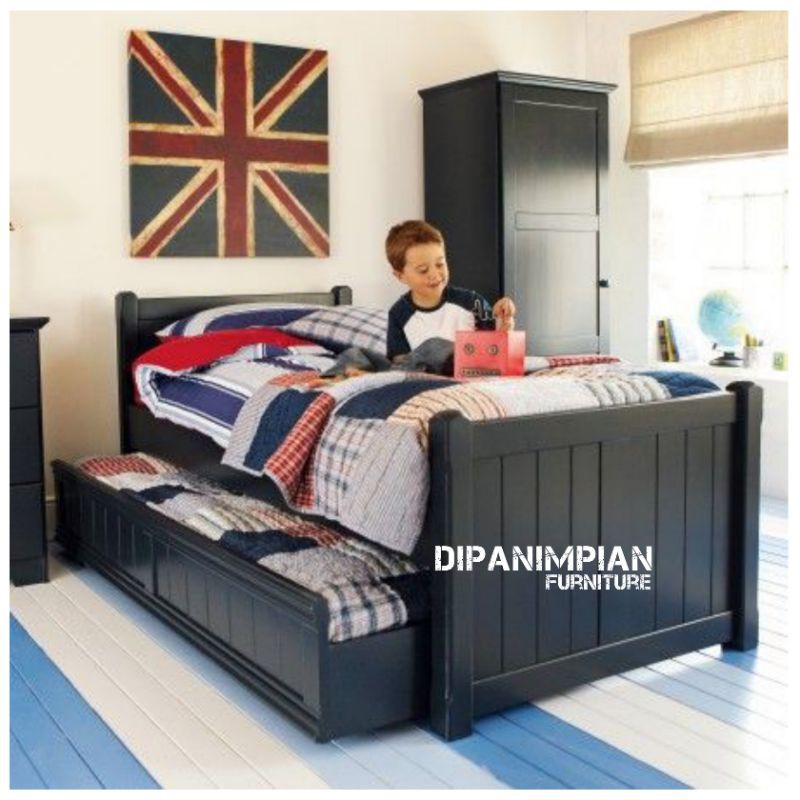 Tempat tidur sorong- Ranjang tidur sorong minimalis